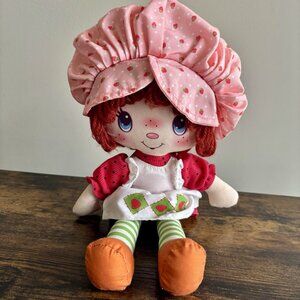 Strawberry Shortcake| SSC Rag Doll Vintage Inspired 2016 14" Stuffed Plush Yarn